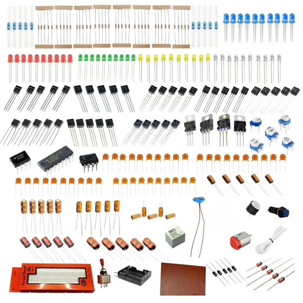 Electronic components kit - Breadboard with 350+ components electronics kit