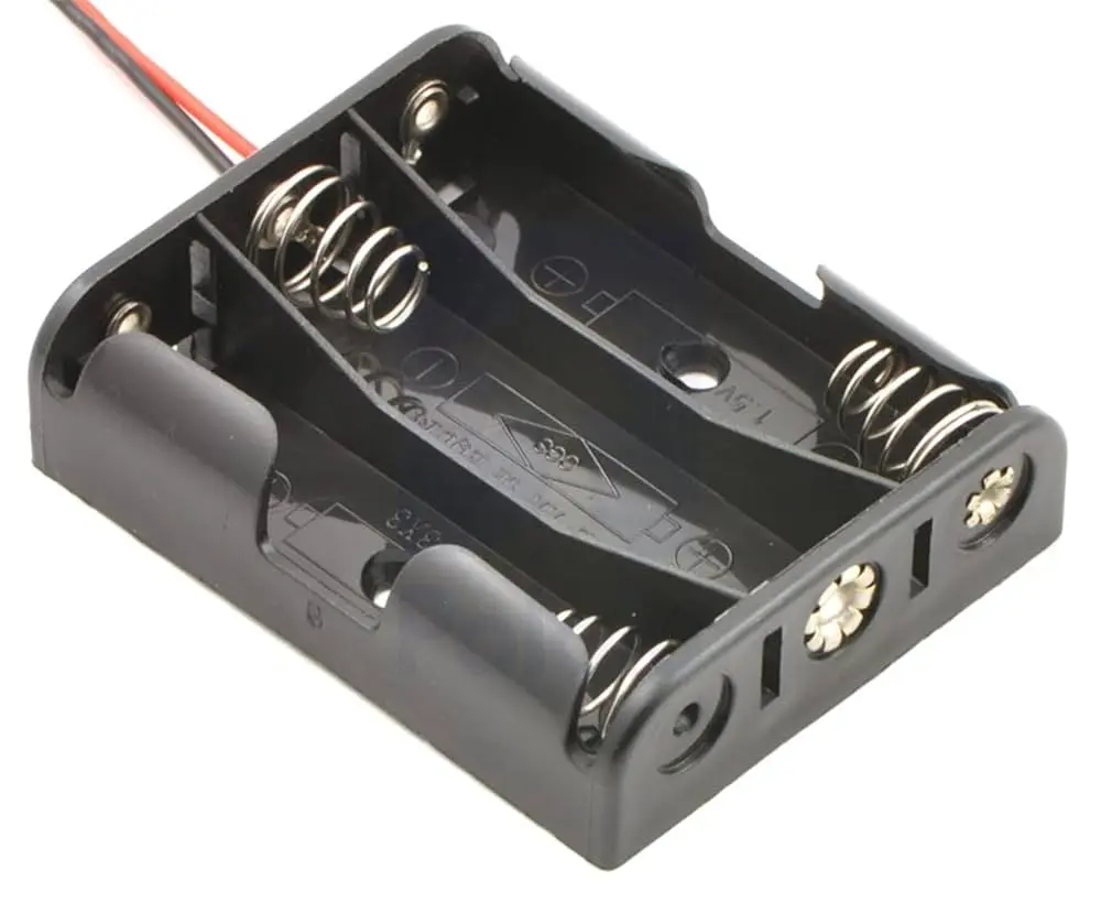 3 x 1.5V AA Battery Holders With Wire