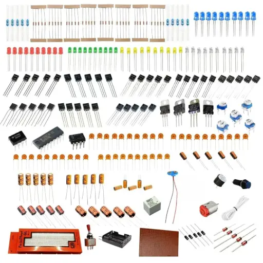 [GH-4R82-NYE0] Electronic components kit - Breadboard with 350+ components electronics kit