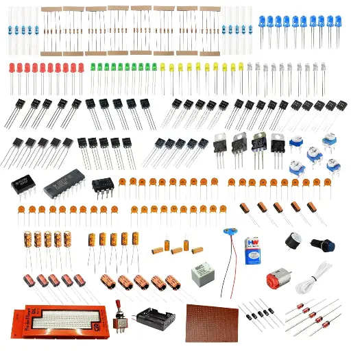 Electronic components kit - Breadboard with 350+ components electronics kit