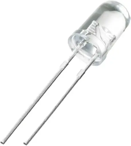 [B6A] 5mm White Led - Pack of 5