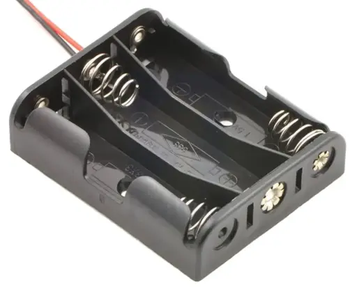 [A6B] 3 x 1.5V AA Battery Holders With Wire