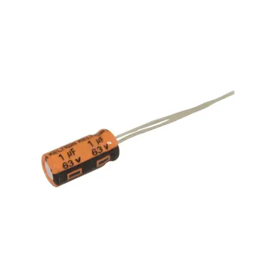 [A4A] 1µF, 63v Elec Capacitor - Pack of 5