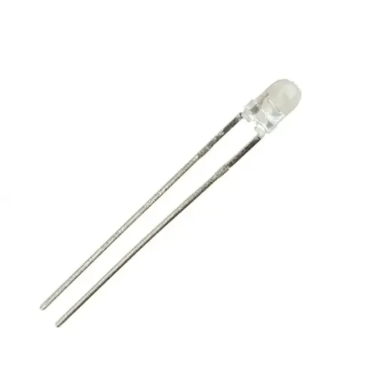 [B8B] 3mm White Led - Pack of 5